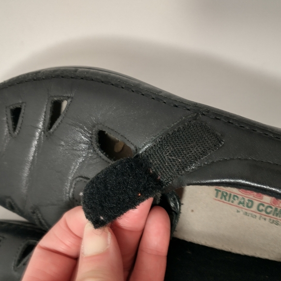 SAS Leather Roamer Slip On Loafer, Black Size 9WW, Comfort, Support, Adjustable - Picture 5 of 12